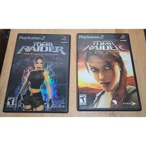 PS2 Lara Croft Tomb Raider: Legend & The Angel Of Darkness Complete